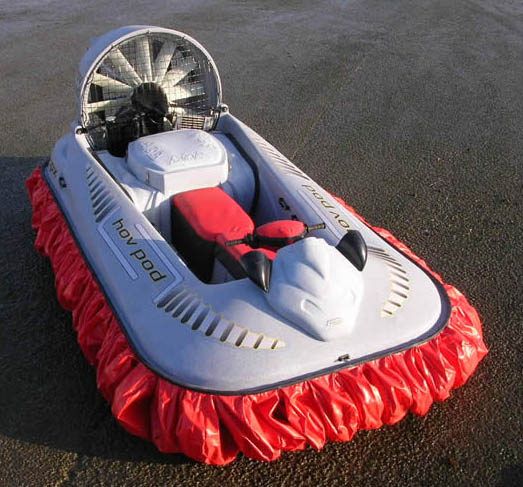 Colored hovercraft model